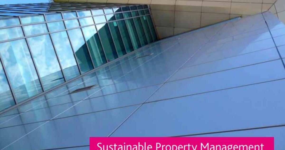 View of Capita Puts Sustainable Property Management Guide into Practice ...